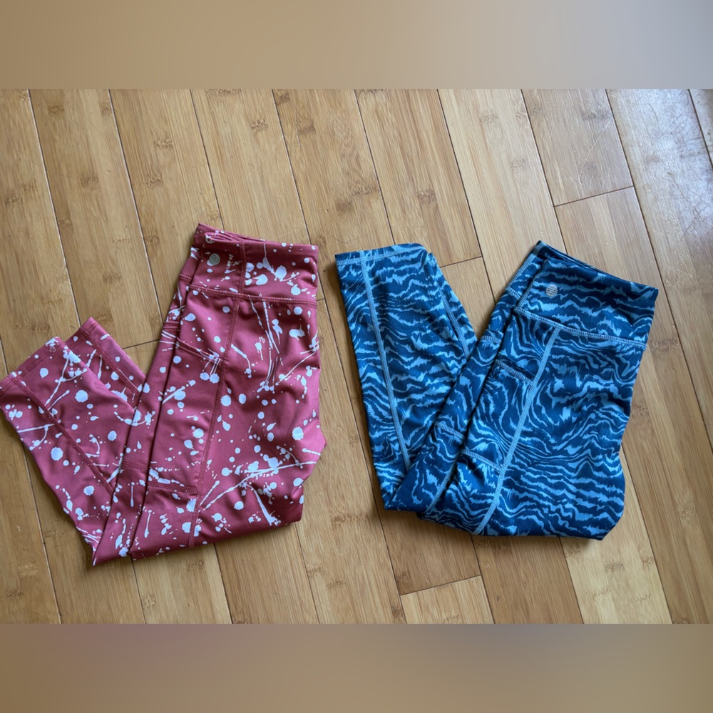Z by Zella and Zella. Capri sport leggings. Girls Sz 10/12.